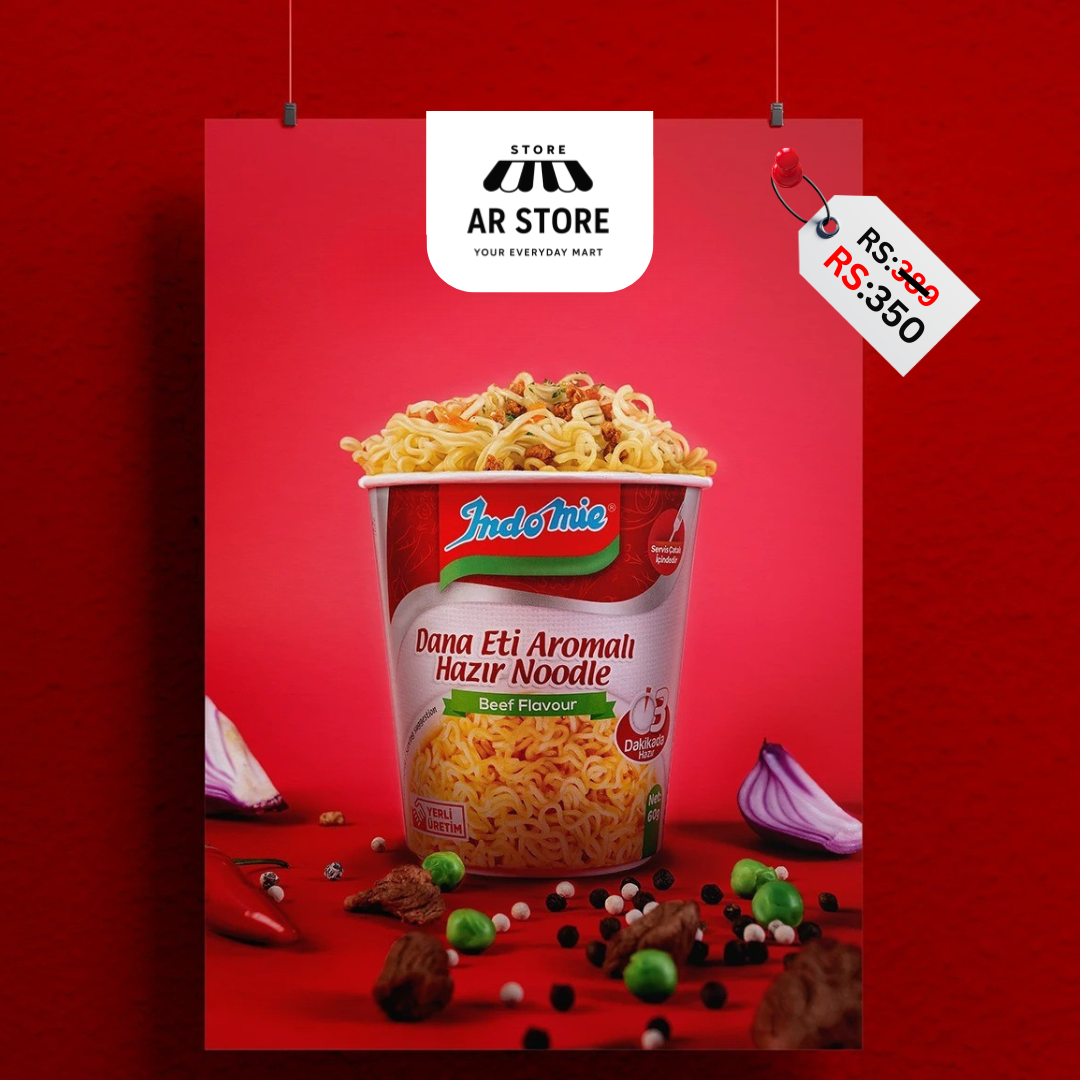 Indomie Beef Flavour Cup Noodles