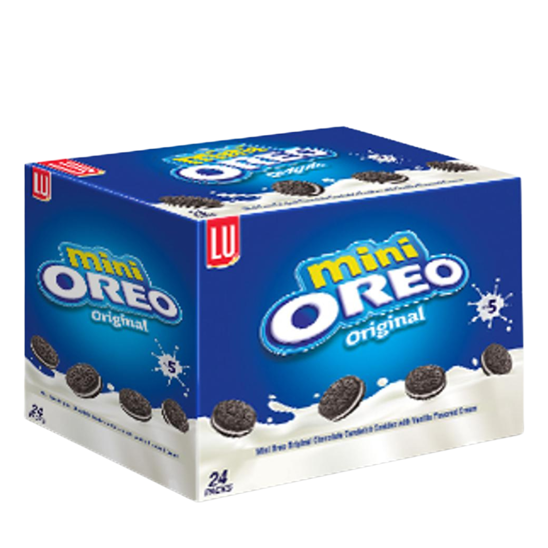 Mini Oreo Original - Bite Sized Sandwich Cookies (15 Packs)