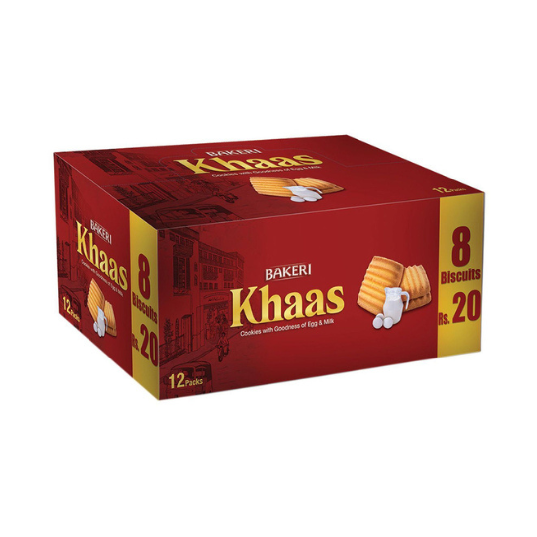 Bakeri Khaas Cookies - Goodness of Egg & Milk (12 Racks Box)