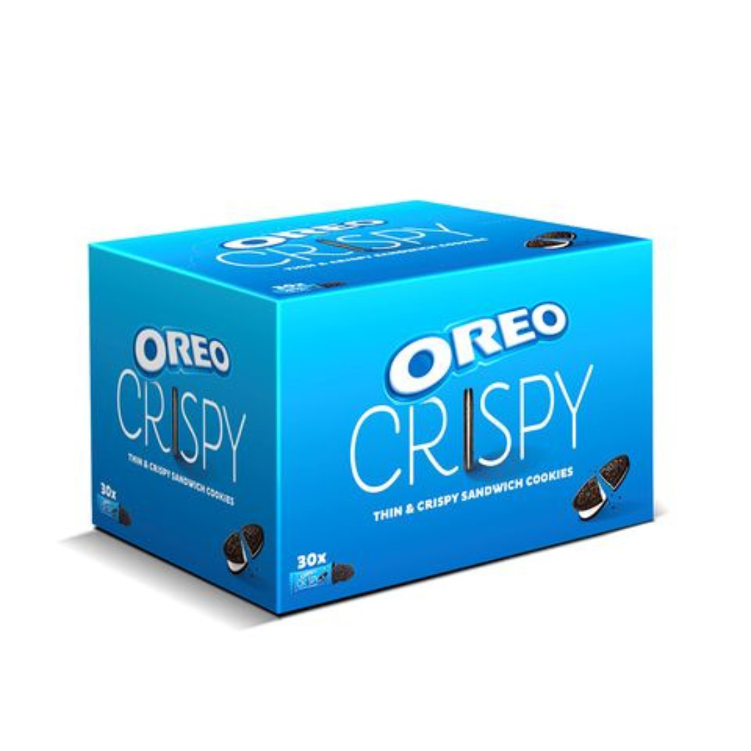 Oreo Crispy Thin & Crispy Sandwich Cookies - Box (30 Packs)
